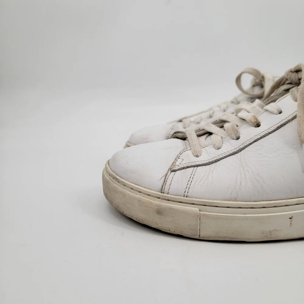 Birkenstock Bend Low Sneakers Size EU 39 White Leather Tennis Shoes